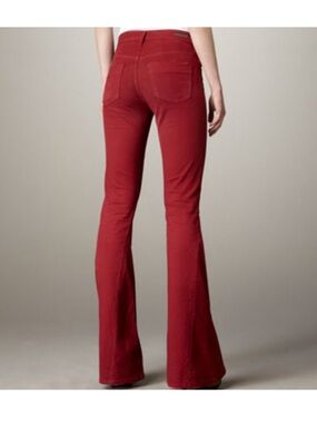 Citizens Of Humanity Red Flare Jeans